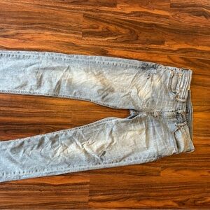 Levi's Blue Slim Fit Jeans with Vintage Distressing